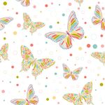 Papel de Parede Borboletas Coloridas 