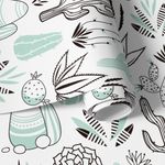 Papel de Parede Cactos Variados Infantil 