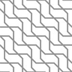Papel de Parede Geométrico (Branco e Cinza)