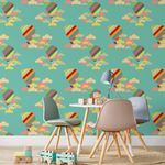 Papel de Parede Infantil Balões Coloridos 