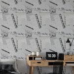 Papel de Parede Jornais Recortados 