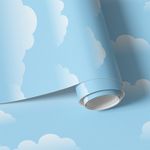 Papel de Parede Céu Azul com Nuvens 