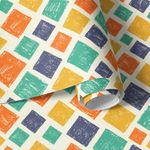 Papel de Parede Colorido com Losangos 