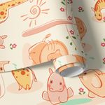 Papel de Parede Infantil Animais Safari 