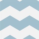 Papel de Parede Chevron Grande (Azul)