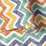 Papel de Parede Chevron Colorido