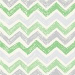 Papel de Parede Chevron Giz Verde