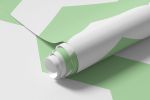 Papel de Parede Chevron Grande (Verde)
