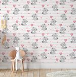 Papel de Parede Infantil Ursinhos Fofos 