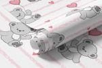 Papel de Parede Infantil Ursinhos Fofos 