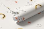 Papel de Parede Arco-íris e Estrelas Infantil