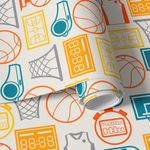 Papel de Parede Basquete Elementos 