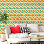 Papel de Parede Retro Círculos Coloridos