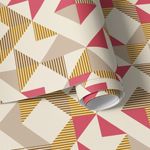 Papel de Parede Formas Geométricas Retro