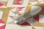 Papel de Parede Formas Geométricas Retro