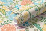Papel de Parede Casinhas com Flores