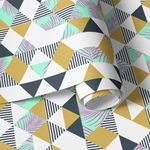 Papel de Parede Triângulos com Estampas