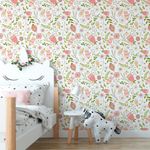 Papel de Parede Floral Delicado Infantil