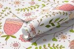Papel de Parede Floral Delicado Infantil
