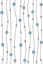 Papel de Parede Linhas e Bolinhas Azul