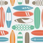 Papel de Parede Surf Pranchas