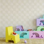 Papel de Parede Infantil Setas Tons de Nude