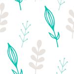 Papel de Parede Infantil Galhos e Ramos (Cinza e Verde)