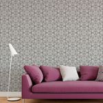 Papel de Parede Mandalas Preto e Branco