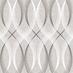 Papel de Parede Linhas Onduladas Bege