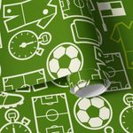 Papel de Parede Objetos de Futebol