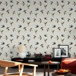 Papel de Parede Andorinhas (Pássaros)
