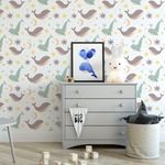 Papel de Parede Infantil de Baleias