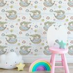 Papel de Parede Infantil Sereias
