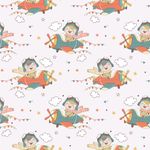Papel de Parede Infantil de Aviãozinho