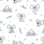 Papel de Parede Infantil Coalas Fofos