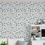 Papel de Parede Terrazzo Tons de Azul