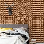 Papel de Parede Jogo de Xadrez (Tons de Marrom)