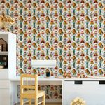 Papel de Parede Infantil de Jogo de Xadrez