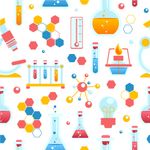 Papel de Parede Infantil Laboratório Química