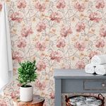 Papel de Parede Pintura Floral Vintage