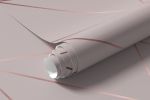 Papel de Parede Linhas Geométricas Rosê