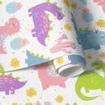 Papel de Parede Dinossauros Coloridos