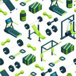 Papel de Parede Equipamentos de Academia