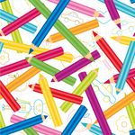 Papel de Parede Lápis Colorido