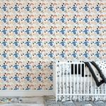 Papel de Parede Infantil Itens de Bebê