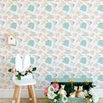 Papel de Parede Infantil Brinquedos Femininos