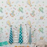 Papel de Parede Infantil Aviões e Doces