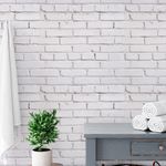 Papel de Parede Muro Tijolos Brancos