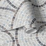 Papel de Parede Mosaico Redondo (Pedrinhas)