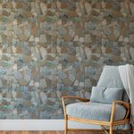 Papel de Parede Muro Canjiquinha Tons de Azul